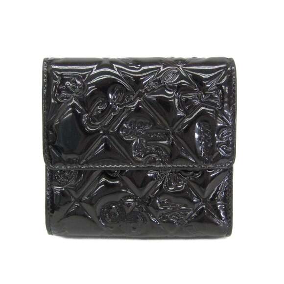 CHANEL Authentic Black Leather Wallet
